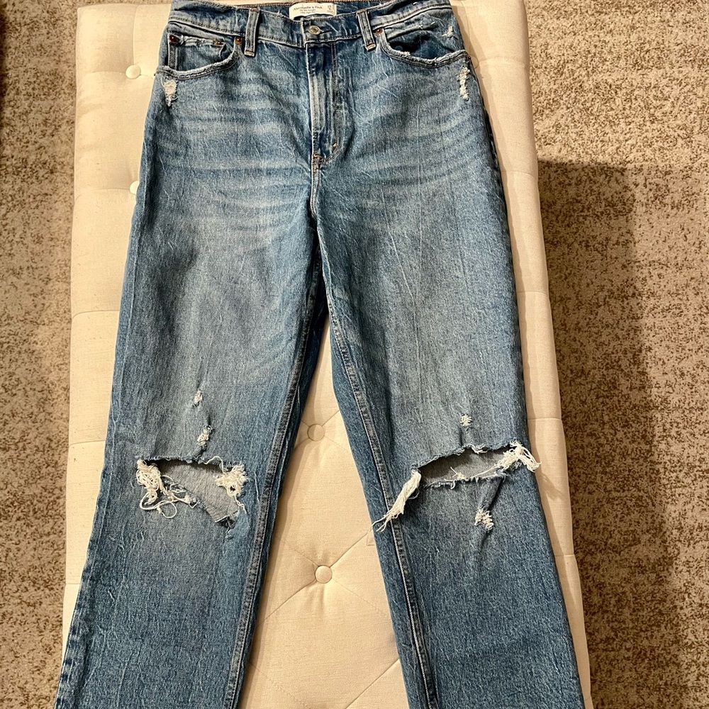 Abercrombie Curve Love 90s Straight Jeans